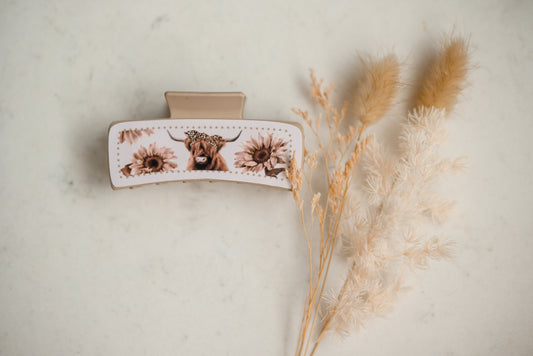 Hair Claw - Highland Cow 2