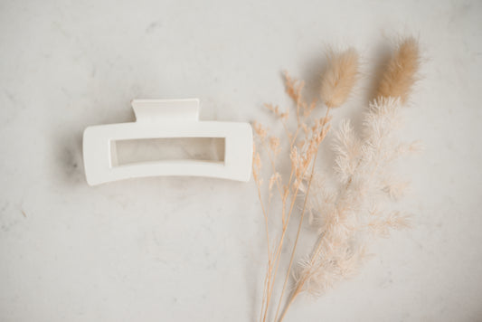 Hair Claw - Large - Cream