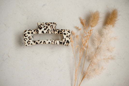Hair Claw - Large - Cheetah