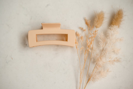Hair Claw - Large - Light Dusty Peach