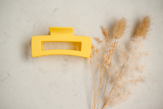 Hair Claw - Large - Yellow