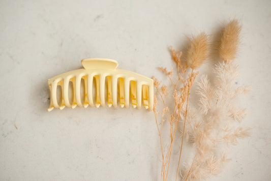 Hair Claw - Large - Yellow