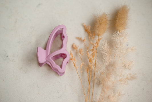 Hair Claw - Purple Butterfly