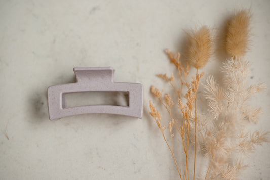 Hair Claw - Medium - Purple Speckle