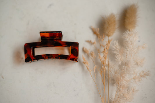 Hair Claw - Medium - Shell Dark