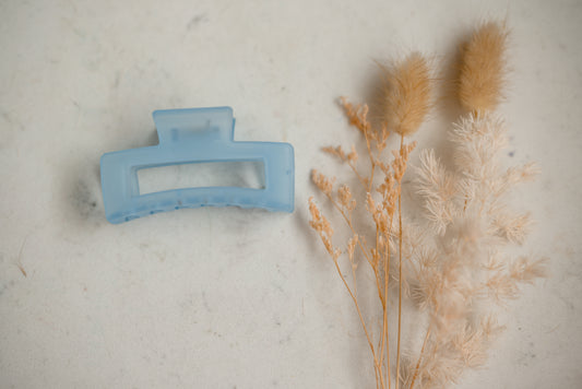 Hair Claw - Medium - Blue Opaque