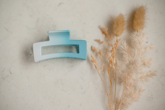 Hair Claw - Blue Ombre