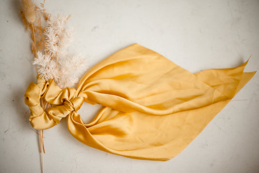 Scrunchie Scarf - Light Dusty Orange