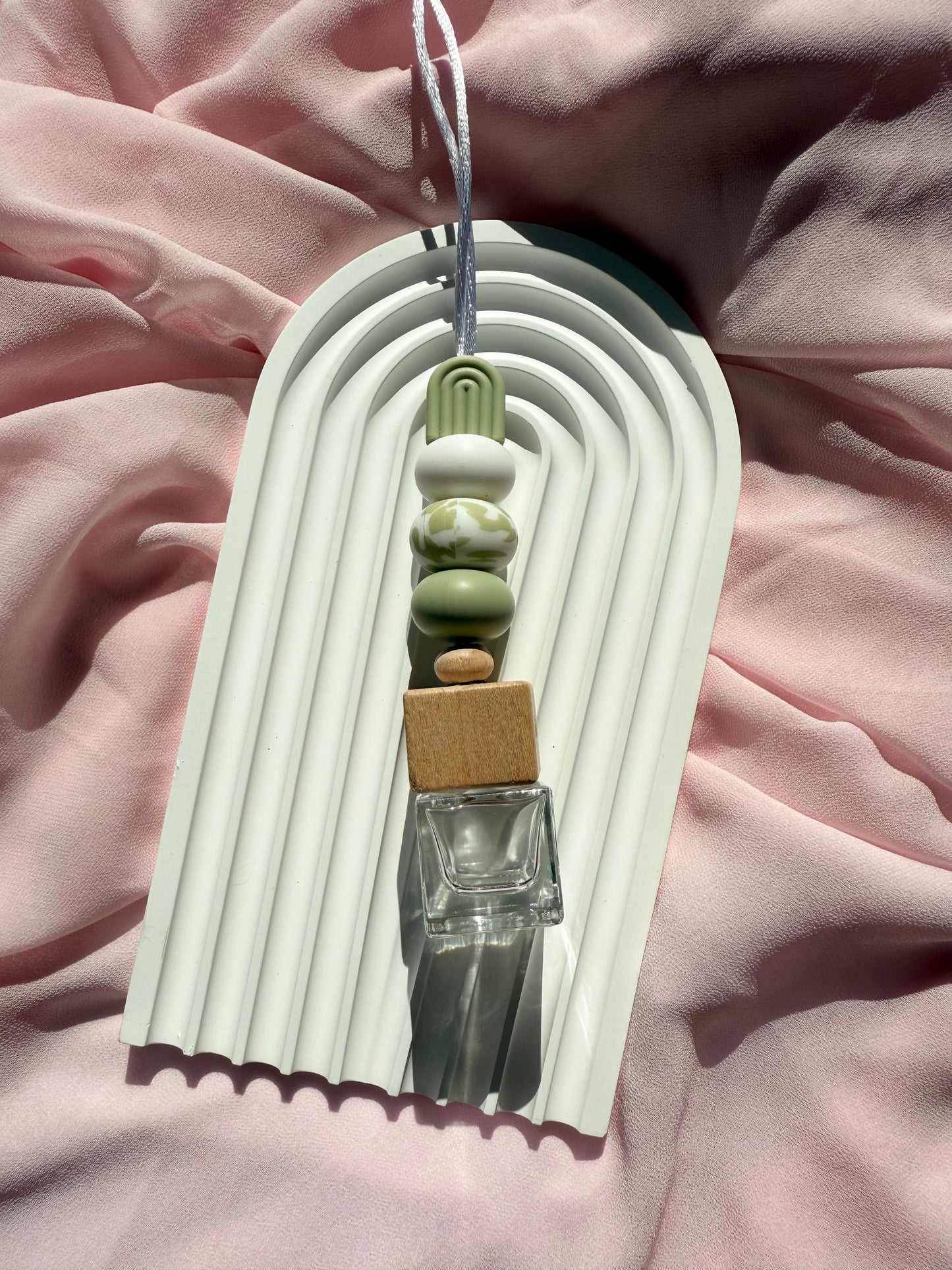 Hanging Diffuser - Sage Green Arch - Square Base