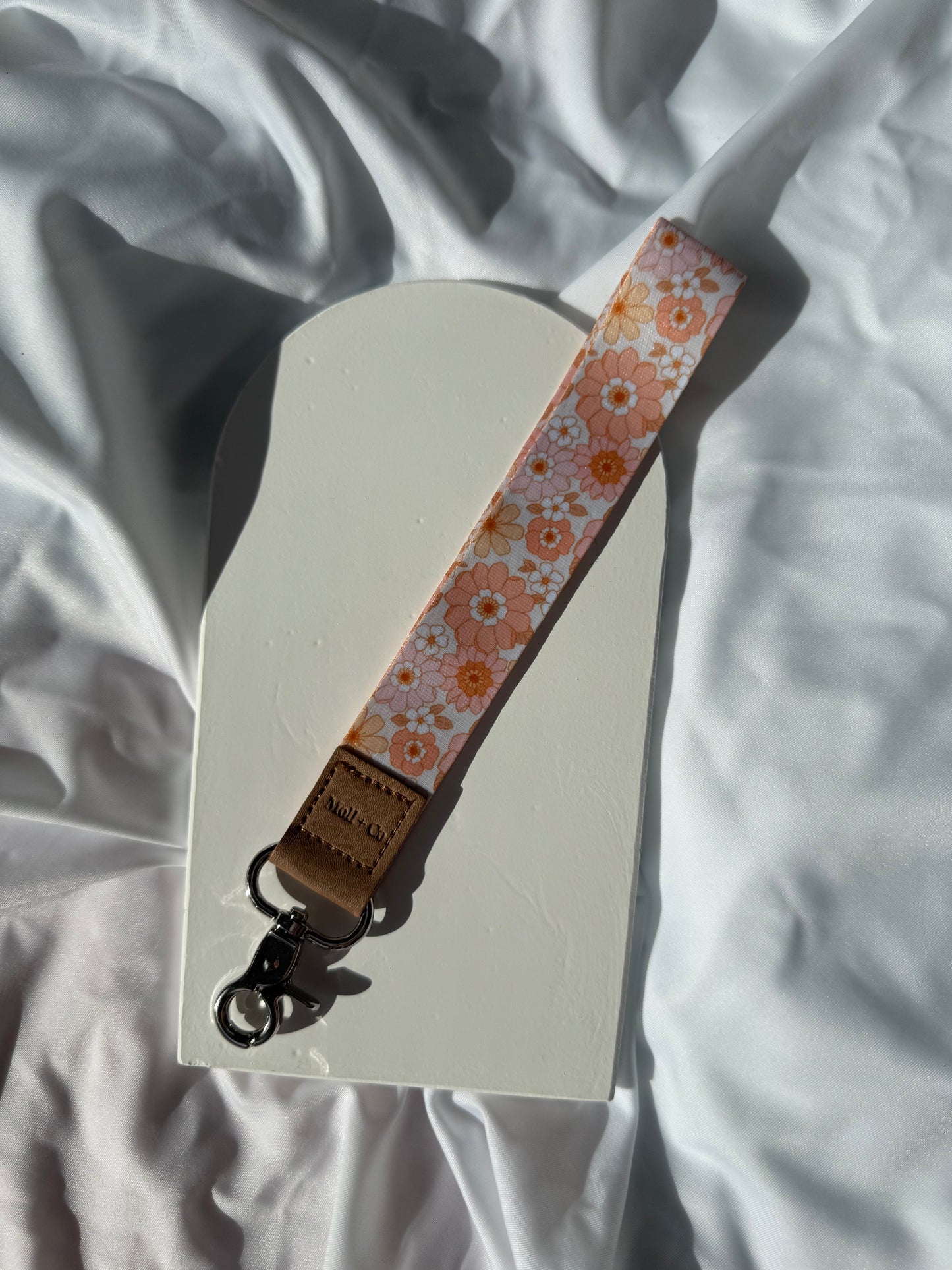 Keychain - Floral Sunset