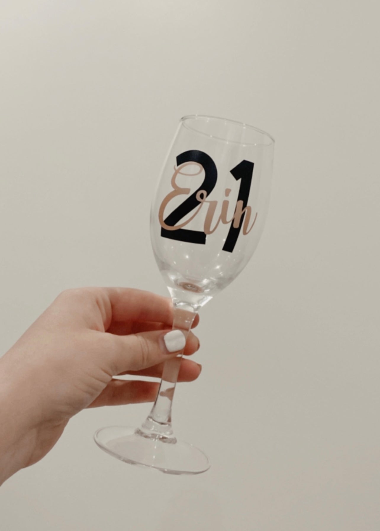 Personalised Flute Glass (Champagne)