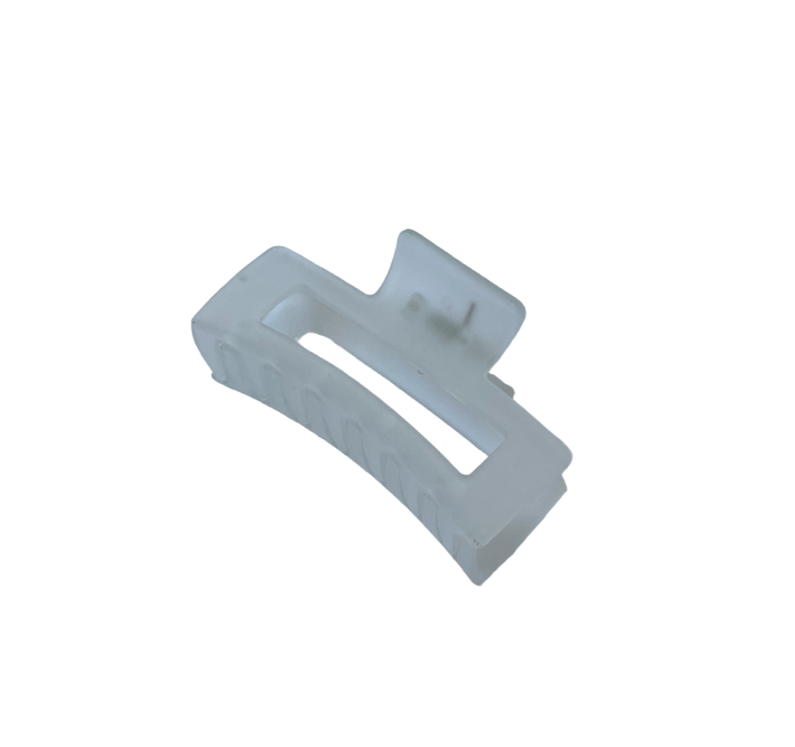Hair Claw - White Opaque