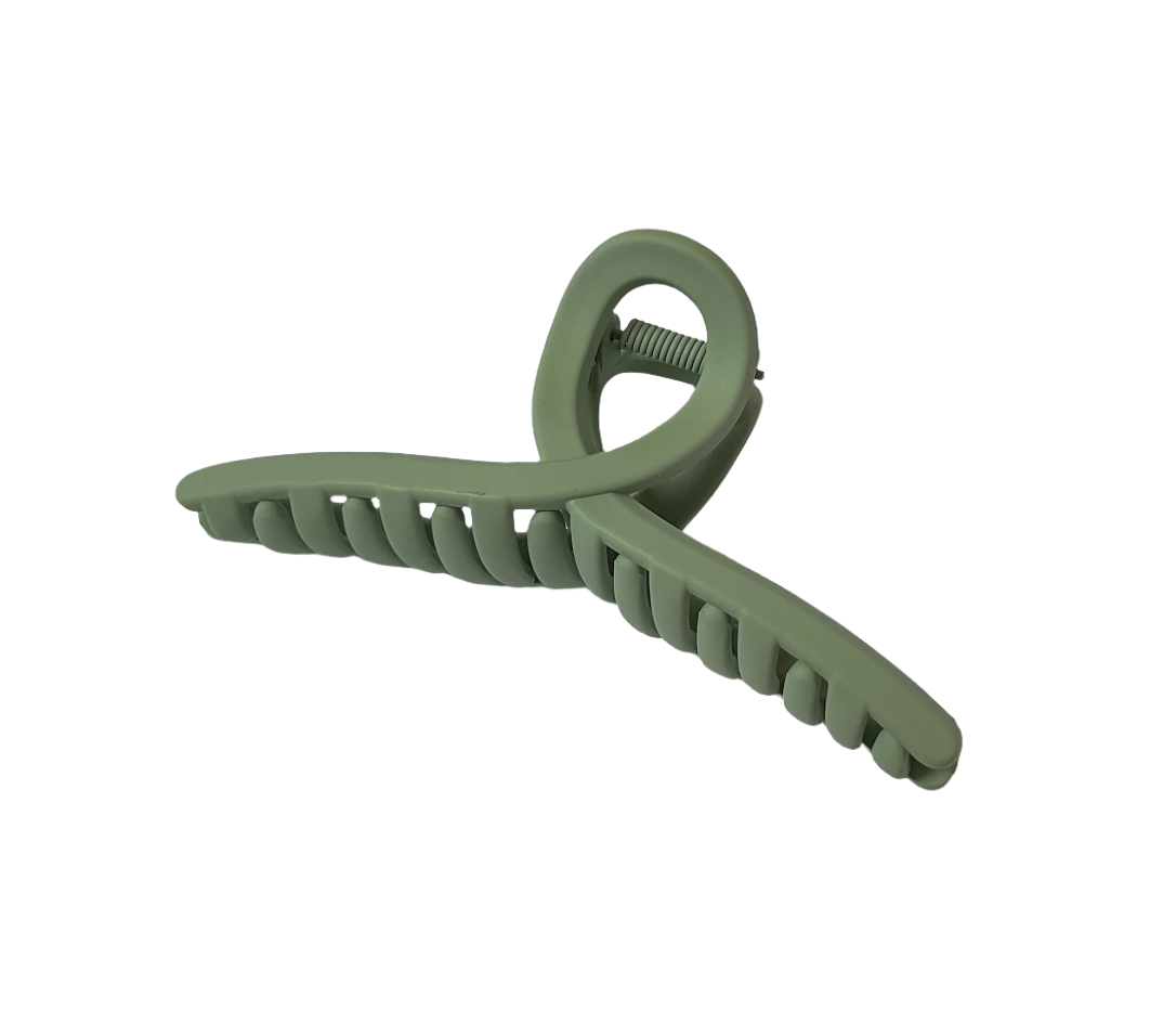Hair Claw - Large - Sage Green