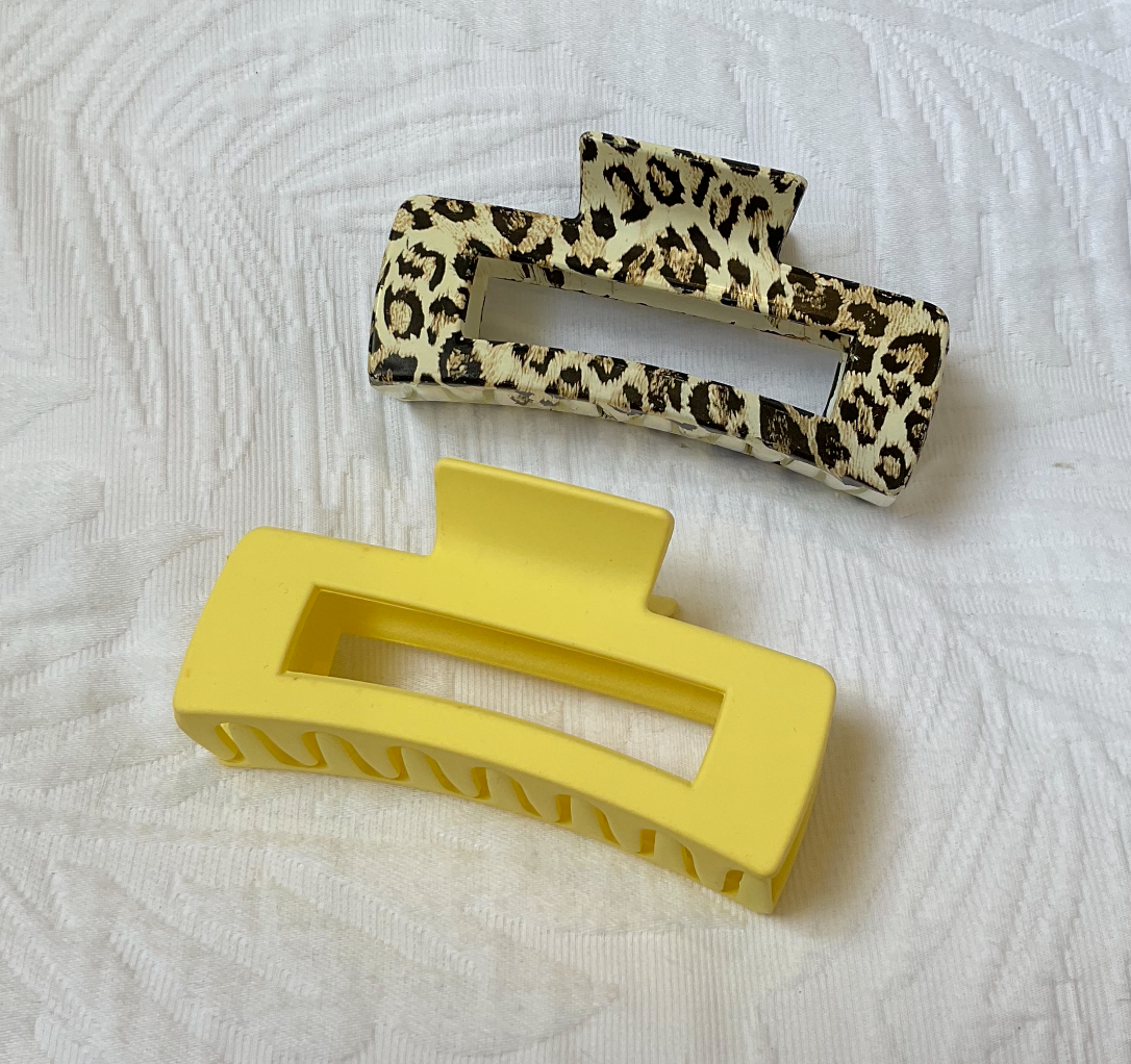 Hair Claw - Large - Yellow