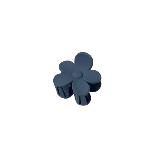 Hair Claw - Small - Blue Flower