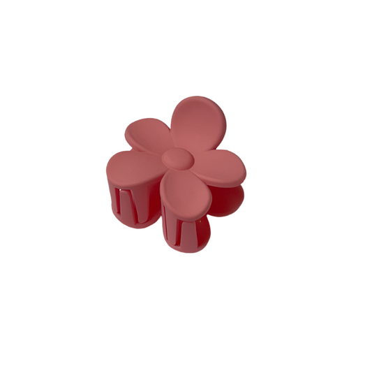 Hair Claw - Small - Pink Flower