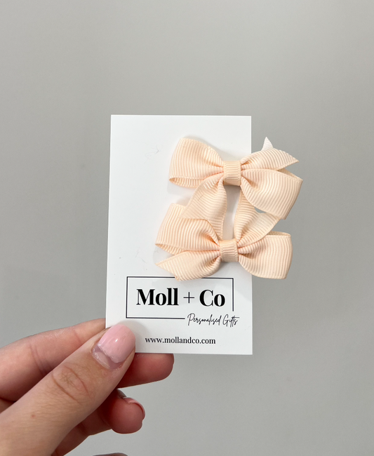 Clips - Light Pink Bows