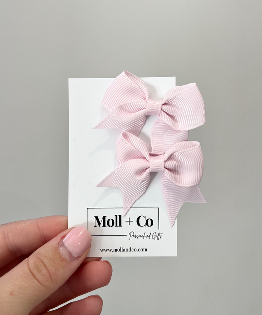 Clips - Light Pink Bows 2