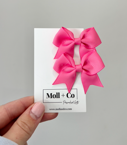 Clips - Pink Bows