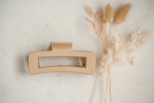 Hair Claw - Extra Large - Oatmeal