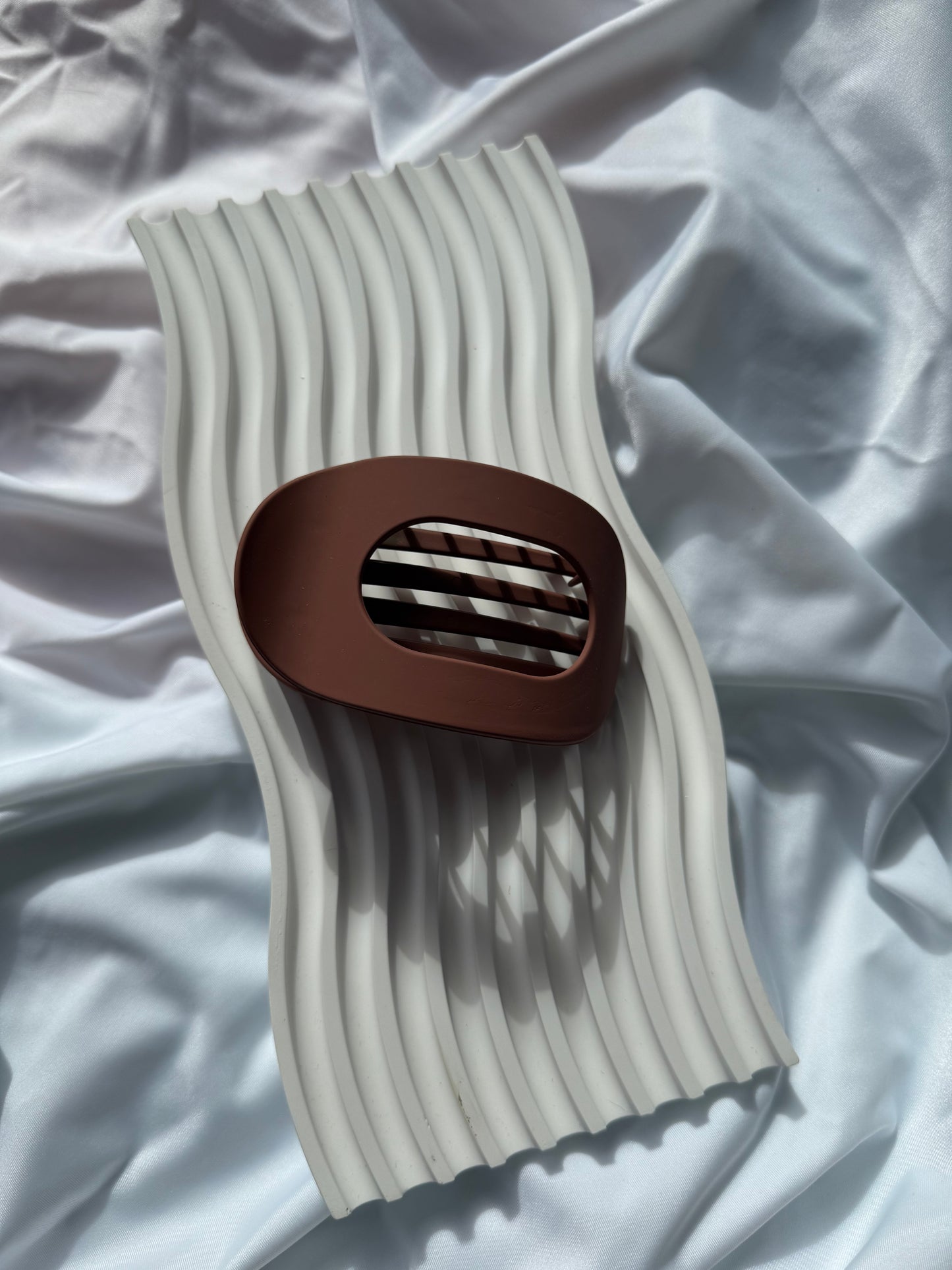 Hair Claw - Brown Flat