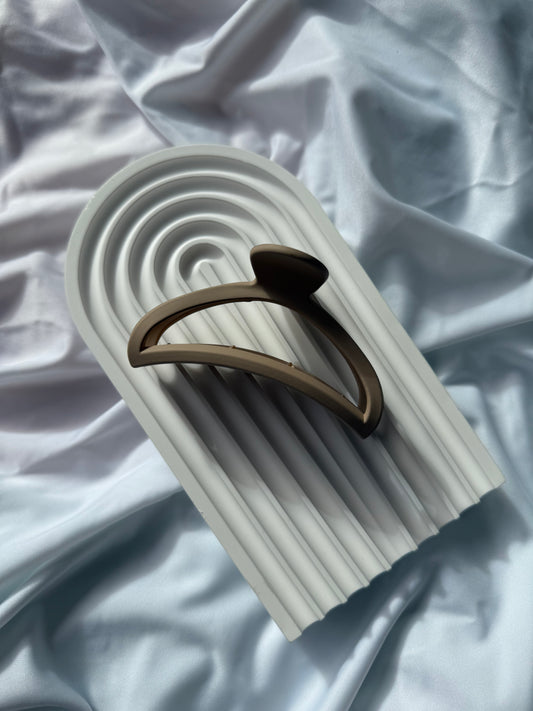 Hair Claw - Brown Arch