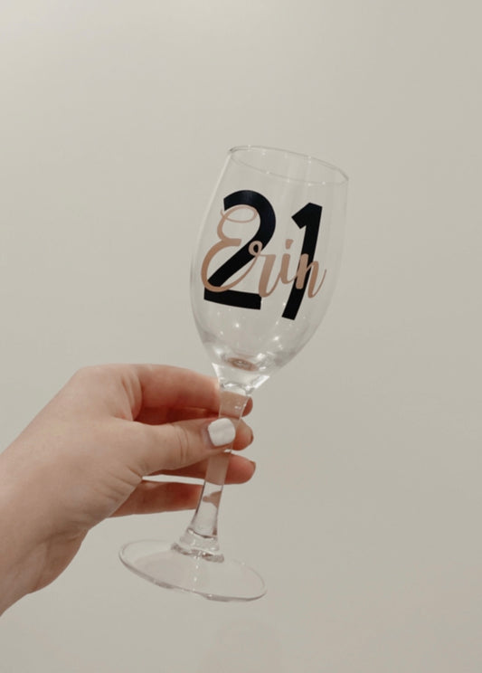 Personalised Flute Glass (Champagne)