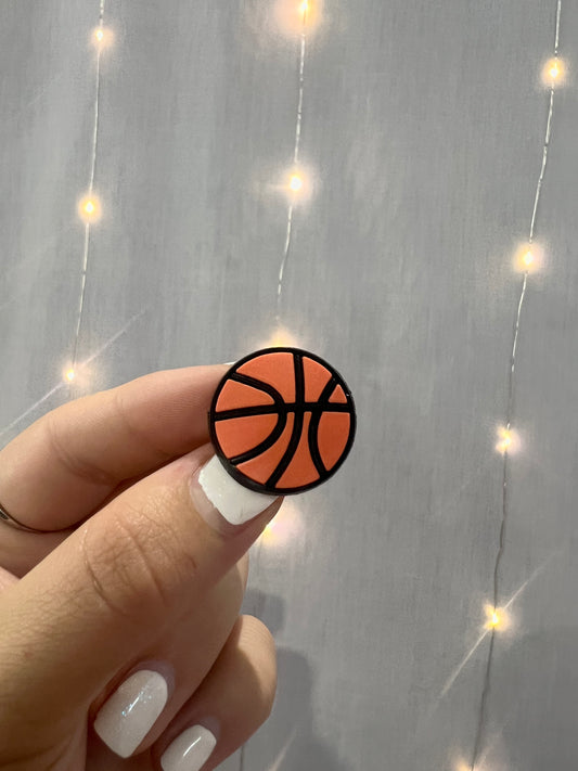 Croc Charm - Basketball