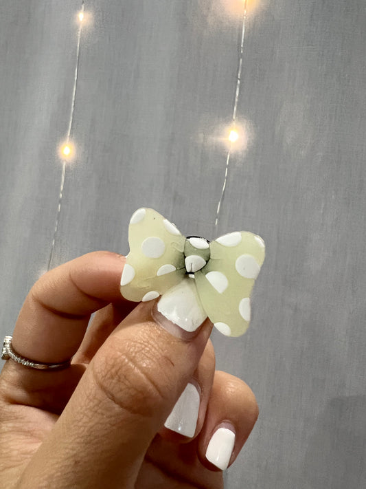 Croc Charm - Glow in the Dark Bow