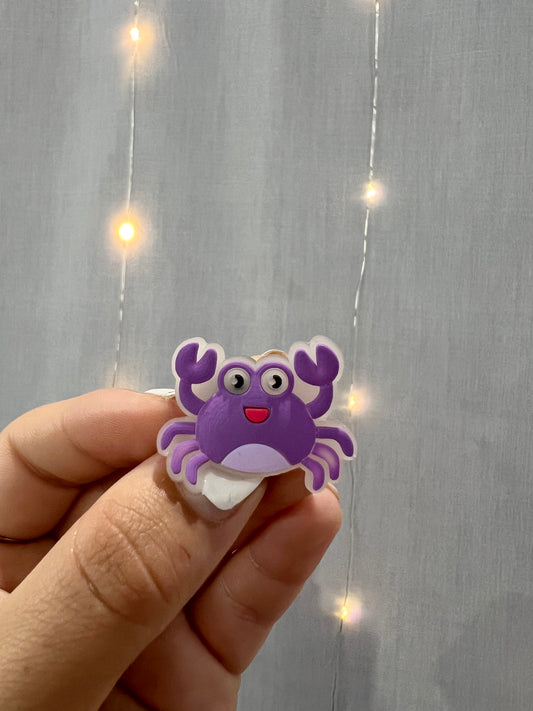 Croc Charm - Glow in the Dark Crab